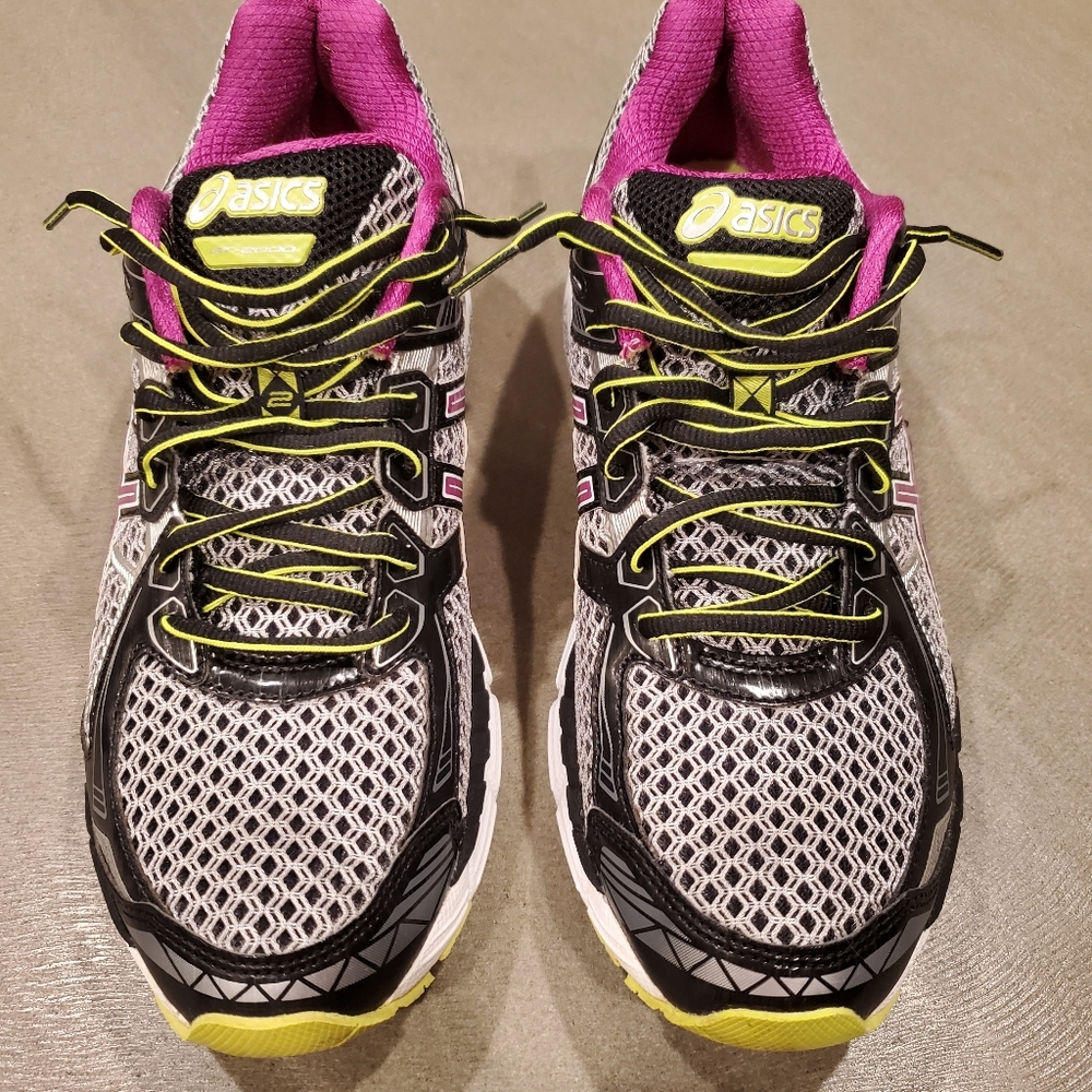 ASICS GT-2000 Women's Athletic Shoes - Gray, Pink, and Black - Picture 3 of 10